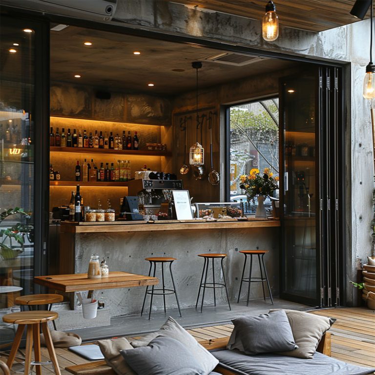 Aluminum Bifold Door For Shop