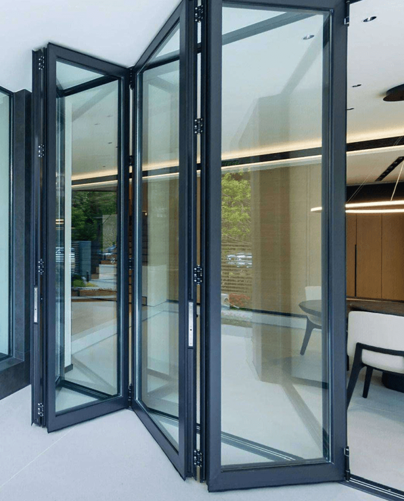 aluminum folding door