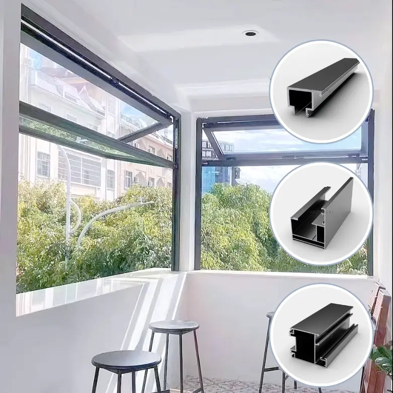 Aluminum bifold window