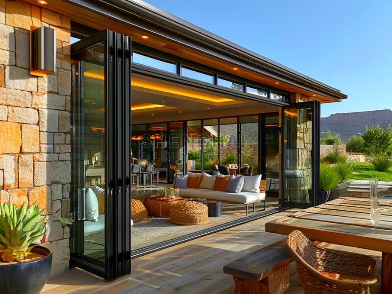 Aluminum Bi-folding Door (2)