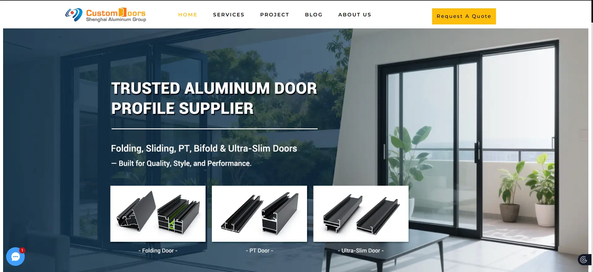 Shenghai Aluminum Group factory-direct custom door website